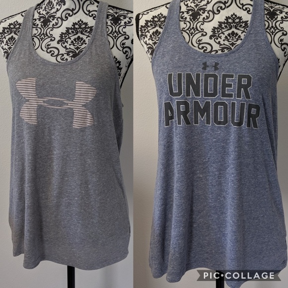 Under Armour Tops - Under Armour Charged Cotton Racerback Tank Top